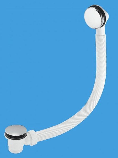 McAlpine CP Clicker Bath Waste and Overflow 1.5" - CBWF70CB