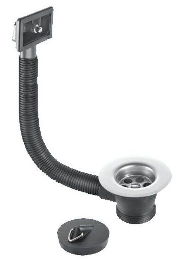 McAlpine Combined Sink Waste and Rectangular Overflow 1.50" x 70mm - FSW2PR-70
