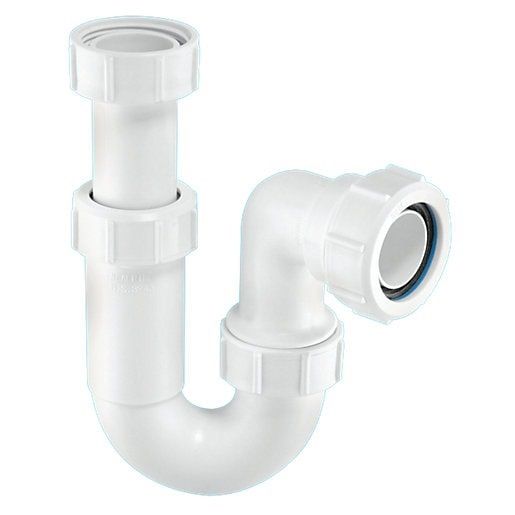 McAlpine Adjustable Inlet P Trap Seal 1 1/2" x 75mm - ASC10