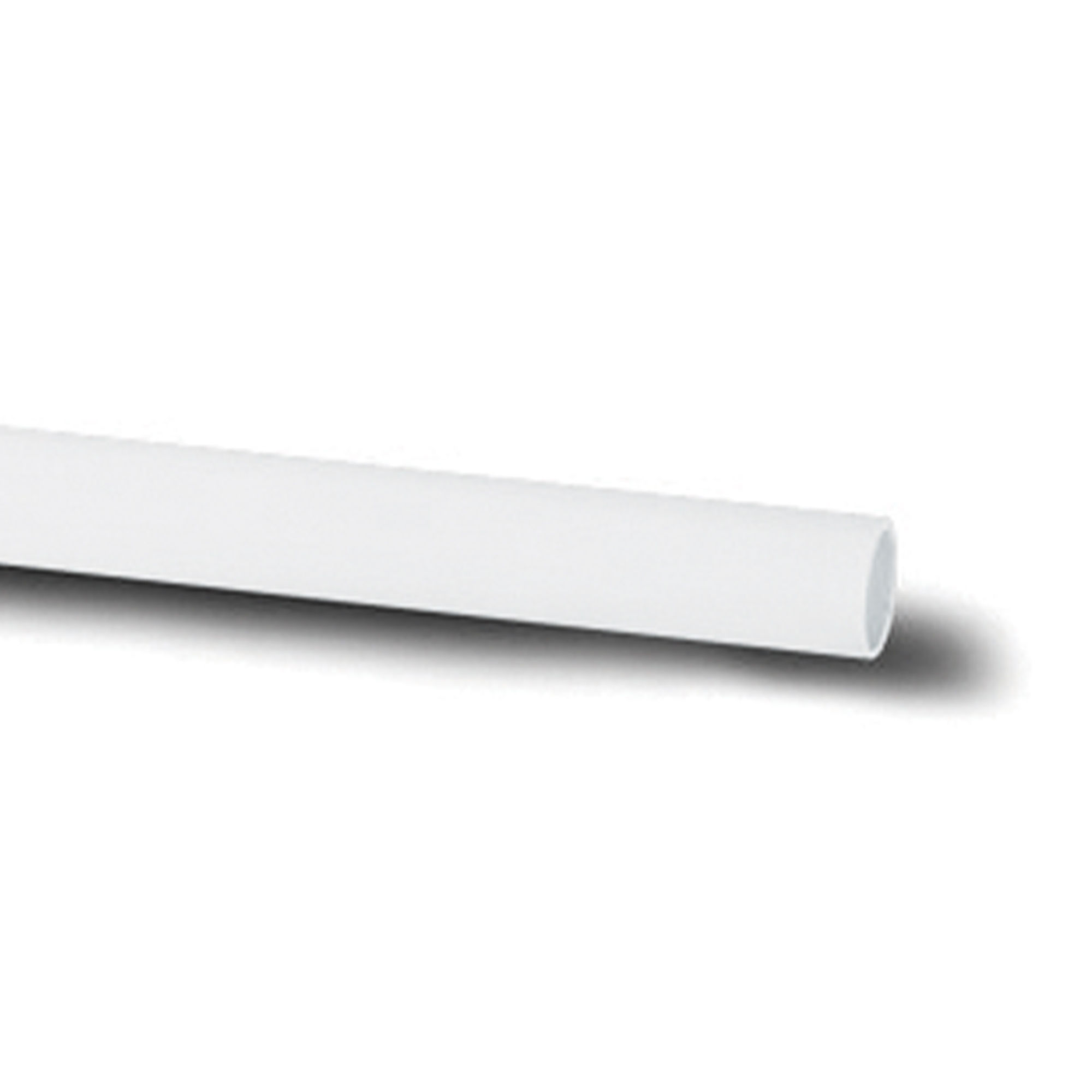 Polypipe Solvent Weld Overflow Pipe White 21.5mm x 3m - NS43W