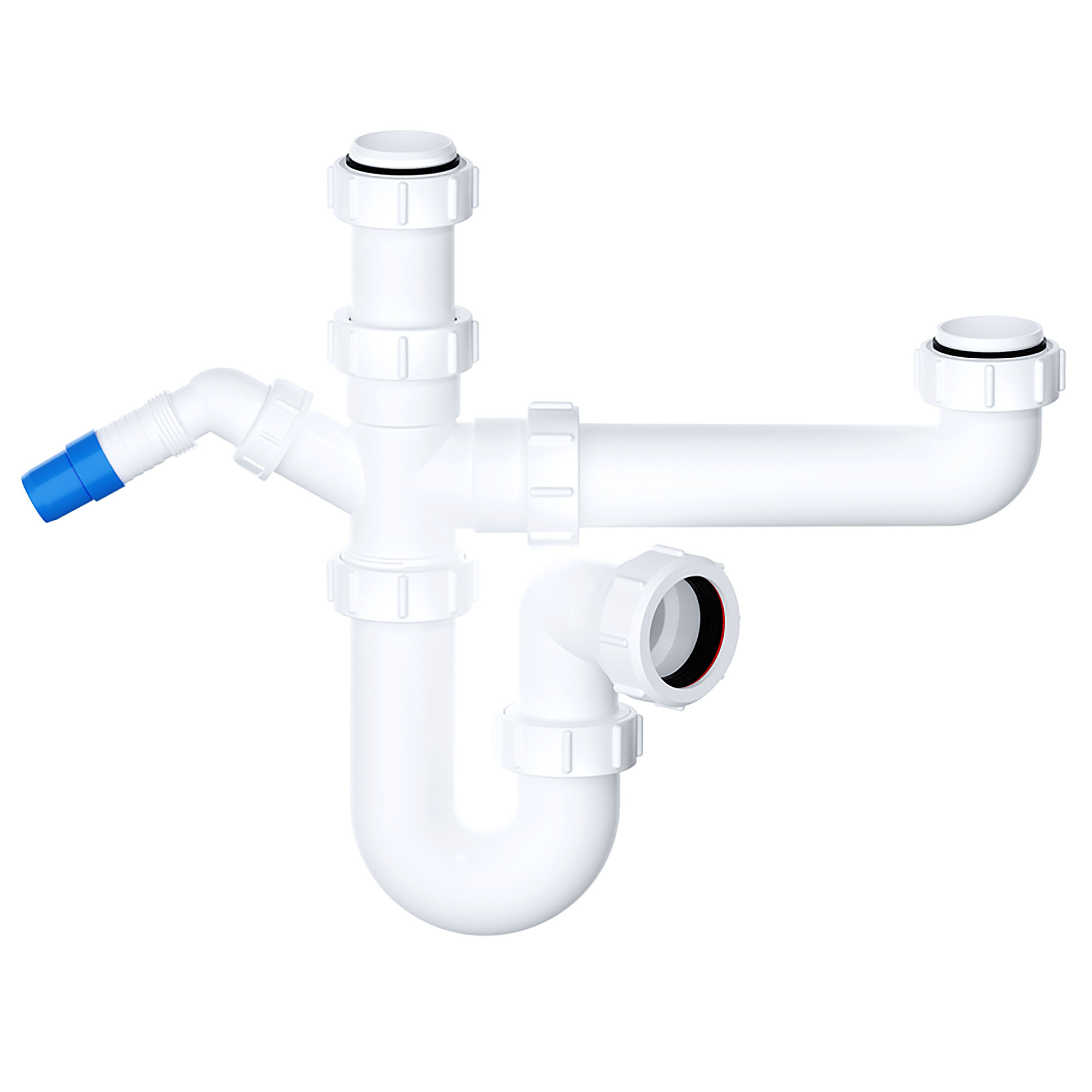 Viva Bowl and Half Sink Trap Kit 1 1/2" (40mm) WTBNH01