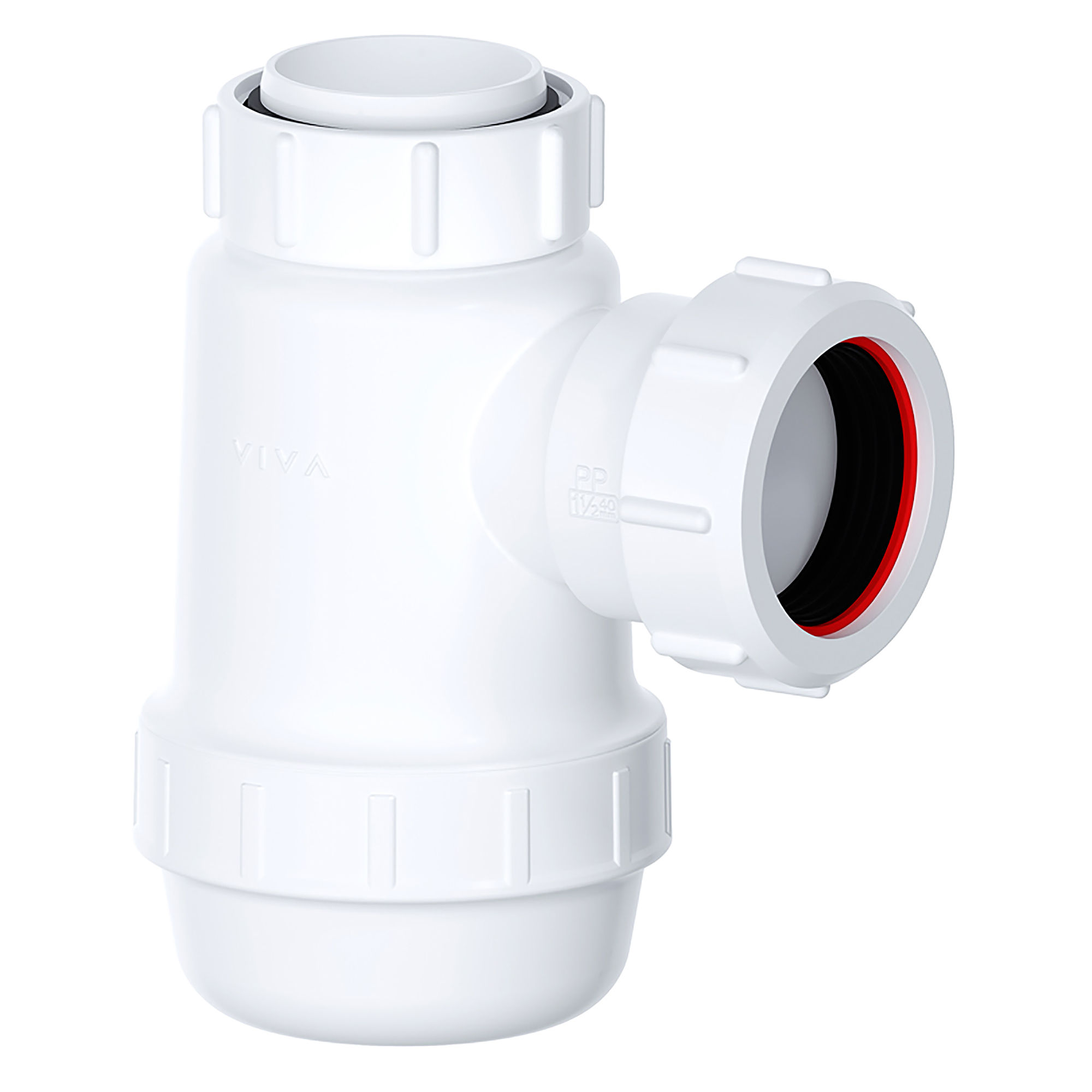 Viva Bottle Trap 1 1/2" (40mm) 38mm Seal - WTBT4038