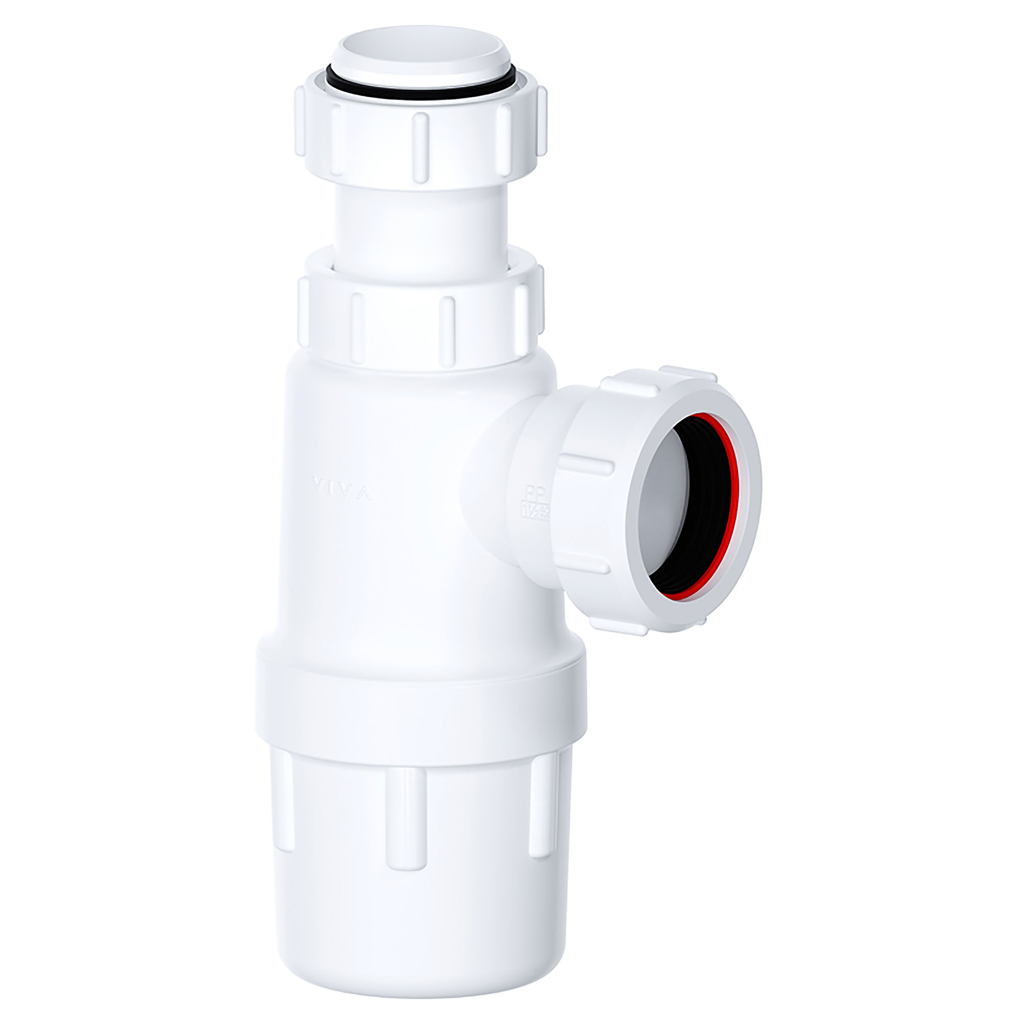 Viva Telescopic Bottle Trap 1 1/2" (40mm) 75mm Seal - WTBT40T