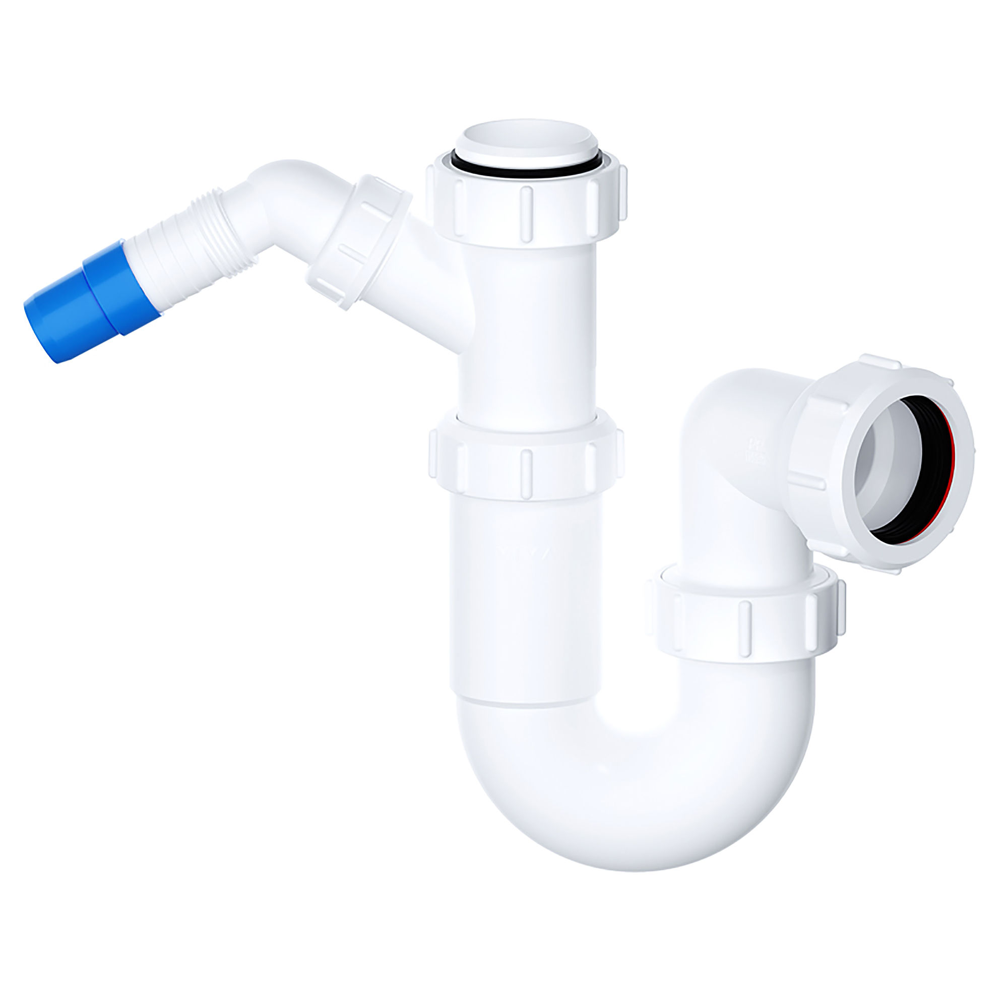Viva Telescopic Sink Trap with Single 135° Nozzle 1 1/2" (40mm) WTST01