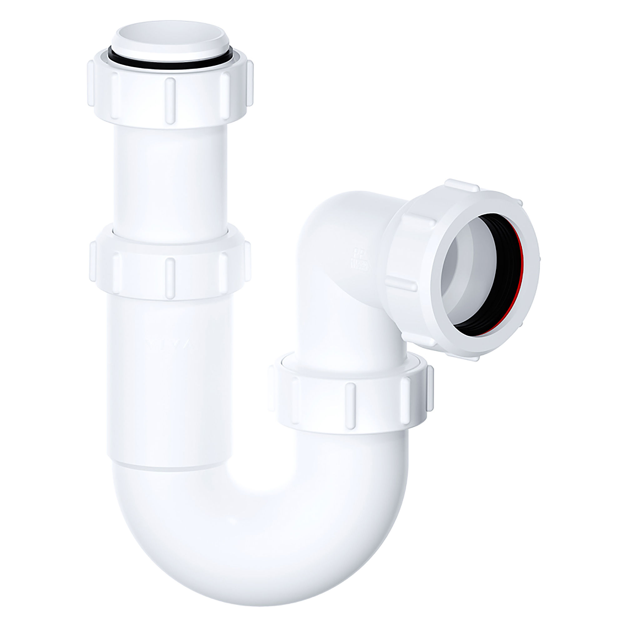 Viva Telescopic P Trap 1 1/2" (40mm) 75mm Seal - WTTP40