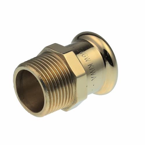 Xpress Copper S3 Straight Male Connector 28mm x 1" - 38118