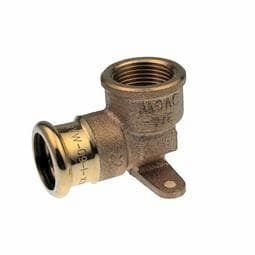 Xpress Copper S15 Backplate Elbow 15mm x 1/2" - 38400