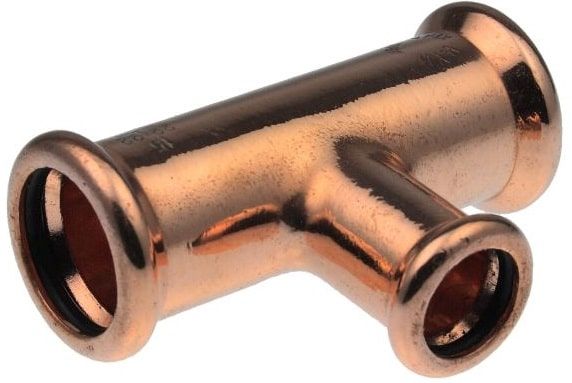 Xpress Copper S25 Reduced Branch Tee 22mm x 22mm x 15mm - 38490