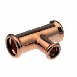Xpress Copper S25 Reduced Branch Tee 28mm x 28mm x 22mm - 38494