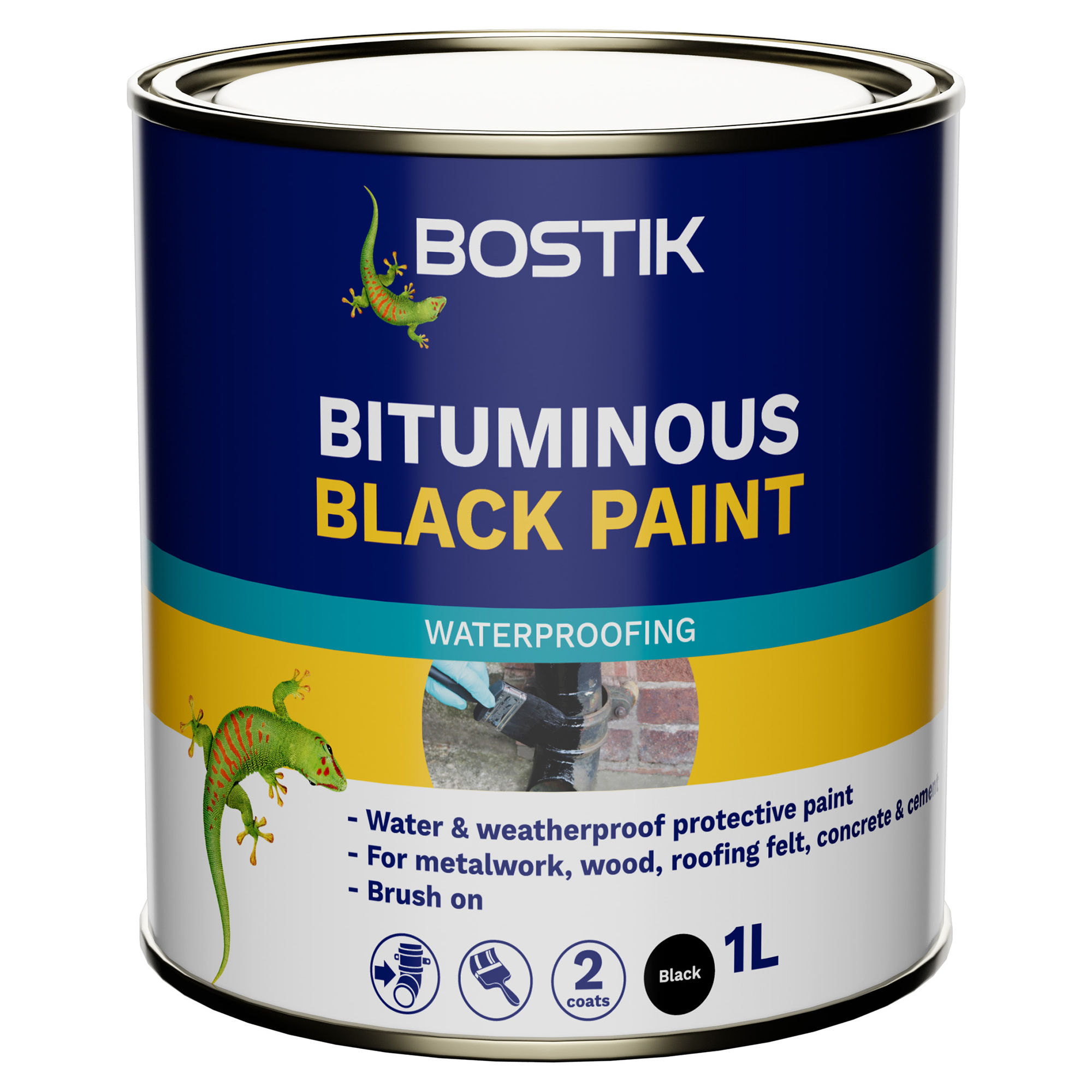 Bostik Waterproofing Bituminous Black Paint