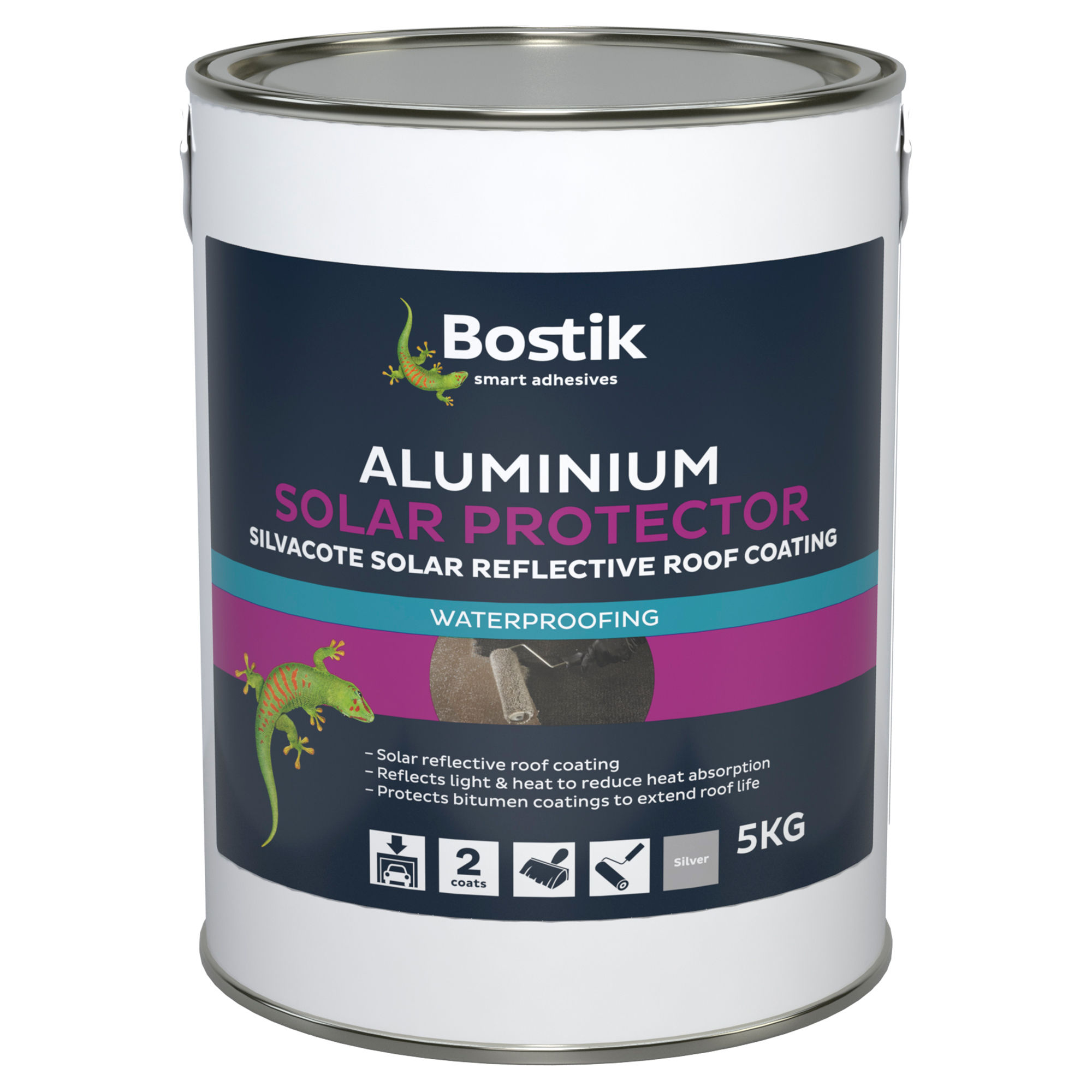 Bostik Silvacote Aluminium Solar Protector Roof Coating 5kg