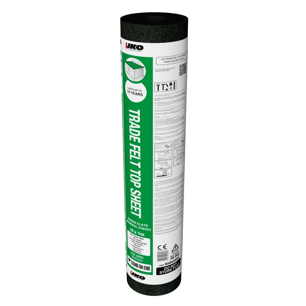 IKO Trade Top Sheet Green 1 x 10m - 56060000