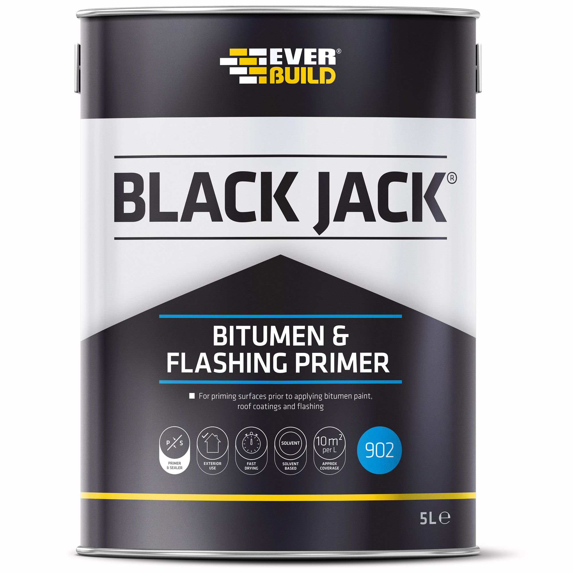 Everbuild 902 Bitumen and Flashing Primer 5L