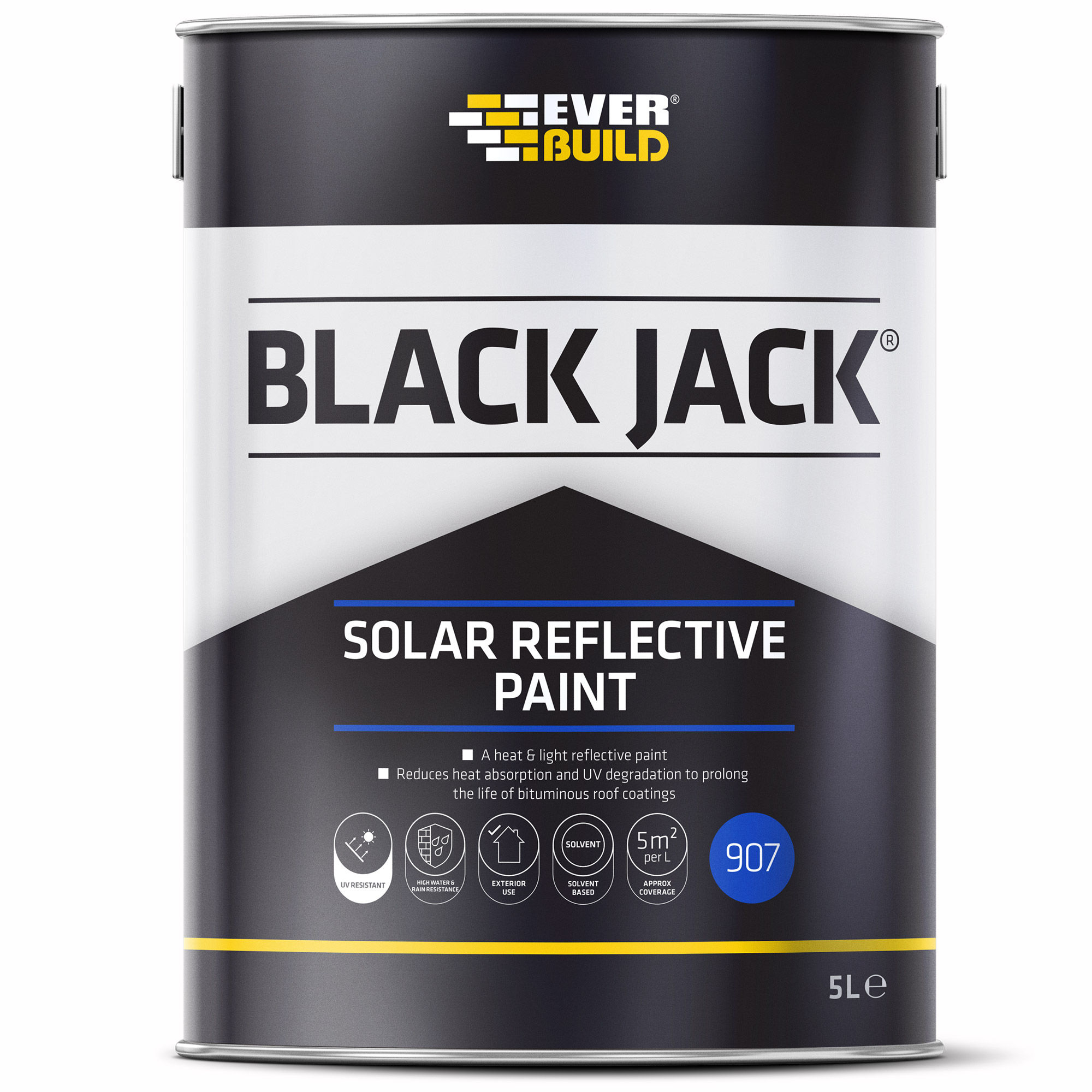 Black Jack Solar Reflective Paint 907 5L