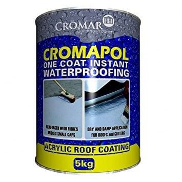 Cromar Cromapol Acrylic Roof Coating Black 5kg