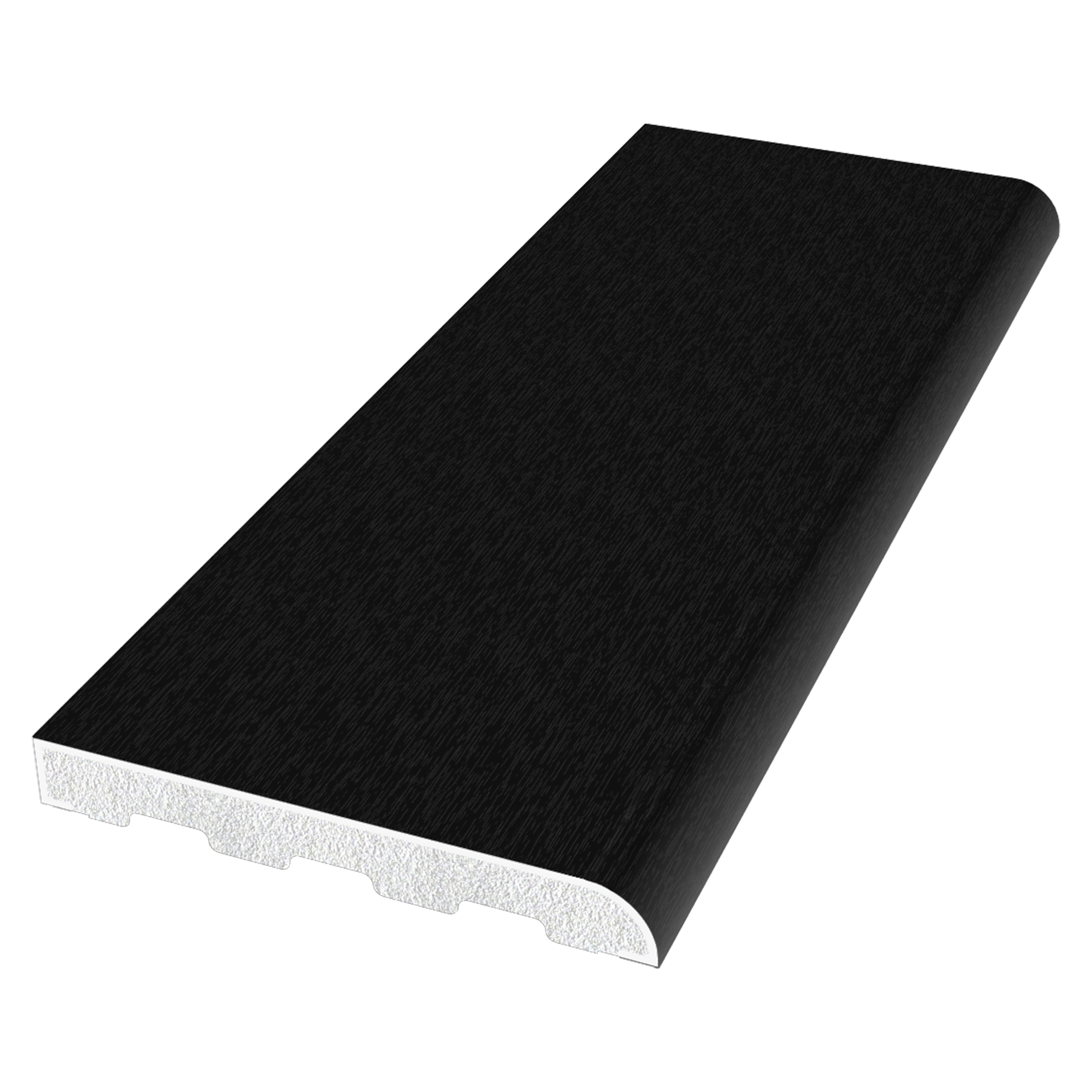 Freefoam Pencil Round Architrave Woodgrain Black Ash 40mm x 6mm x 5m