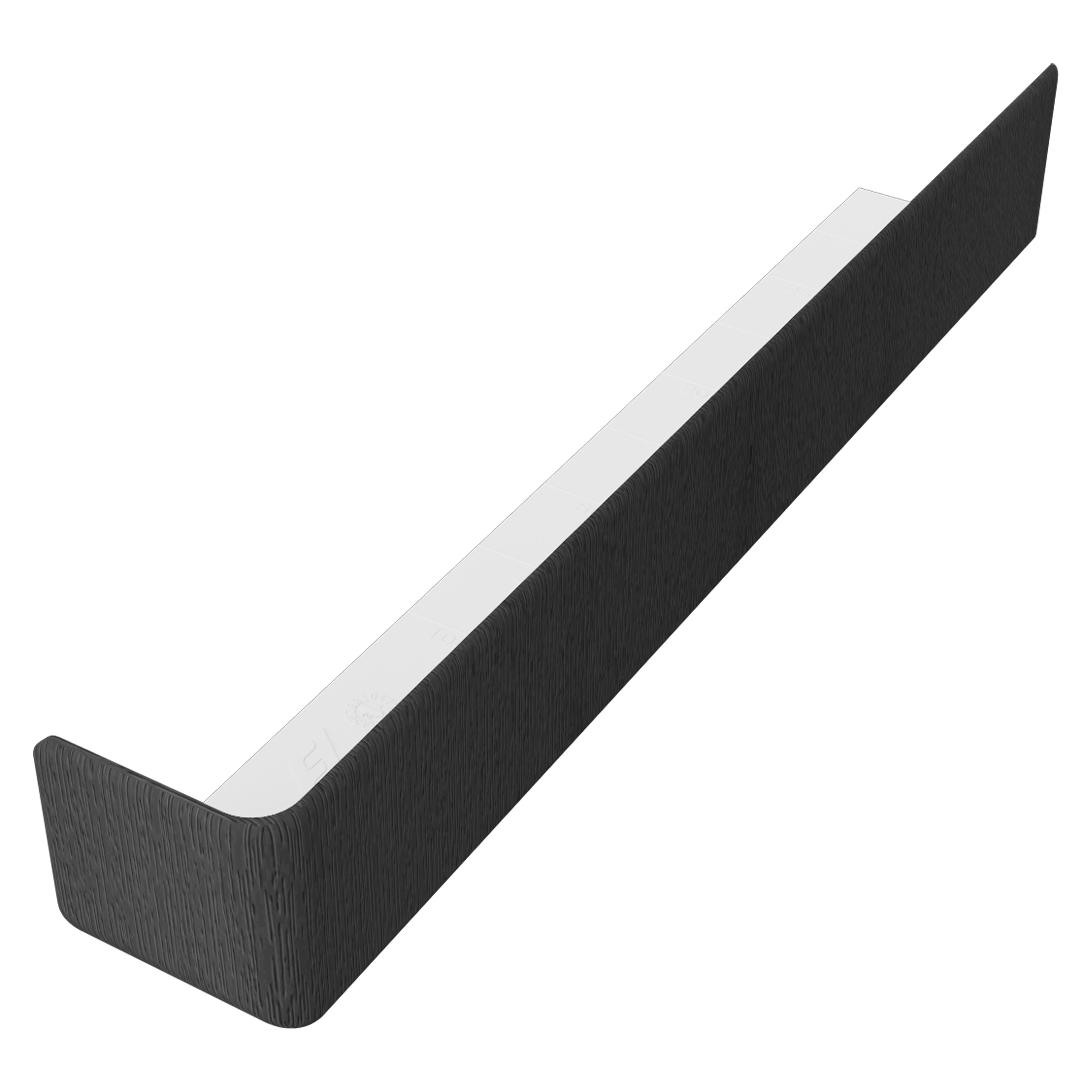 Freefoam Fascia External Corner Square Leg Woodgrain Black Ash 300mm