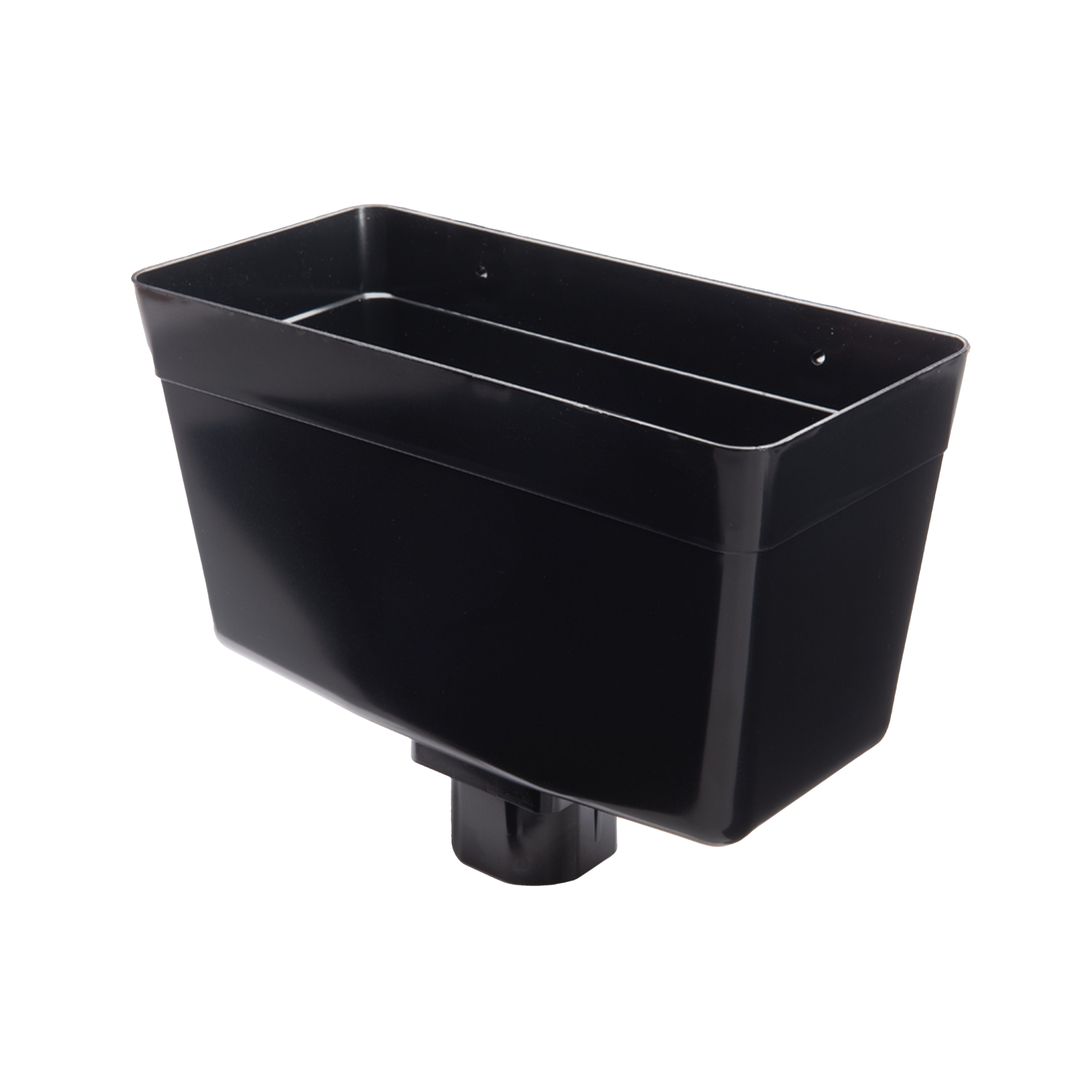 Brett Martin Universal Downpipe Rainwater Head Black 65-68mm - BR311B
