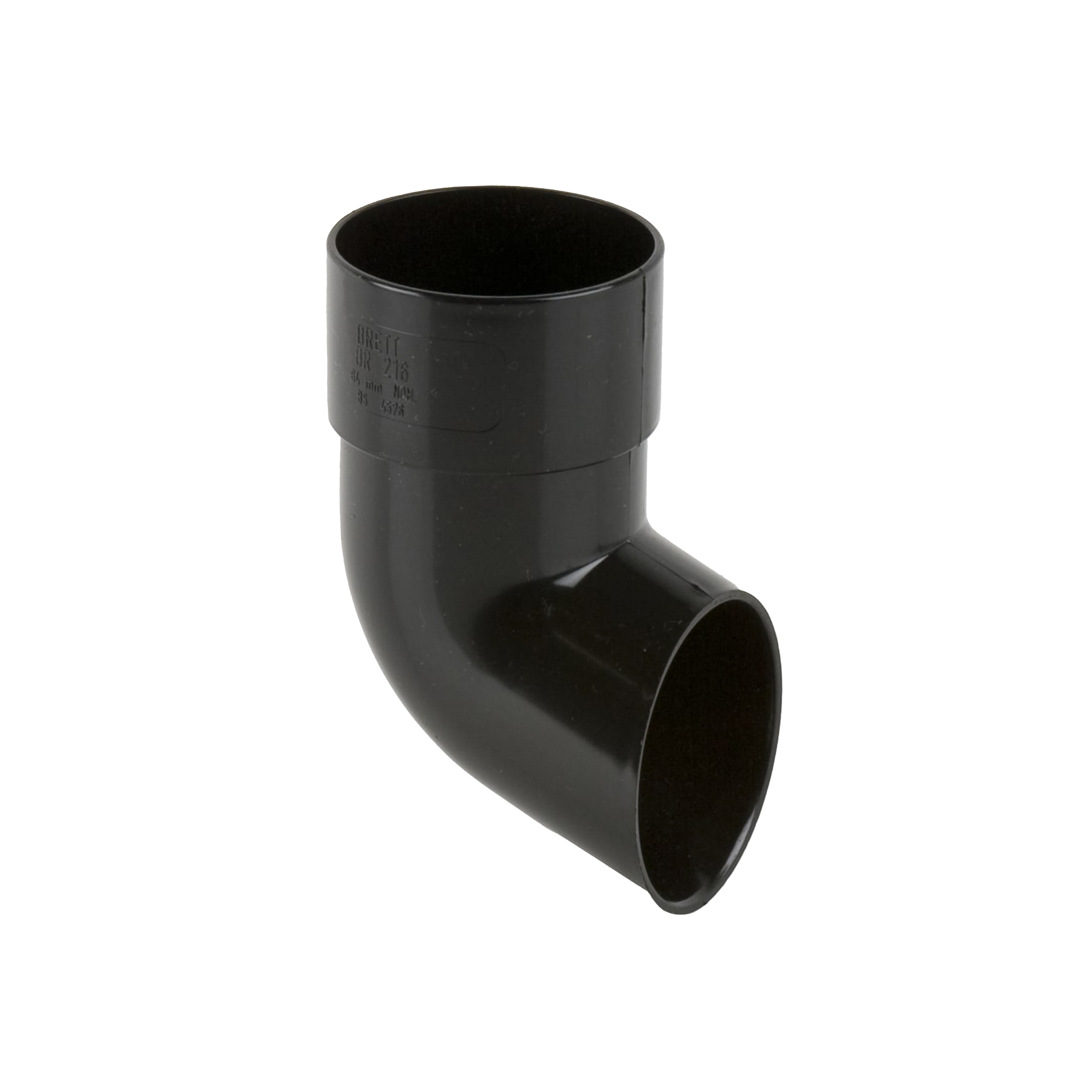 Brett Martin Round Downpipe Shoe Black 68mm - BR216B