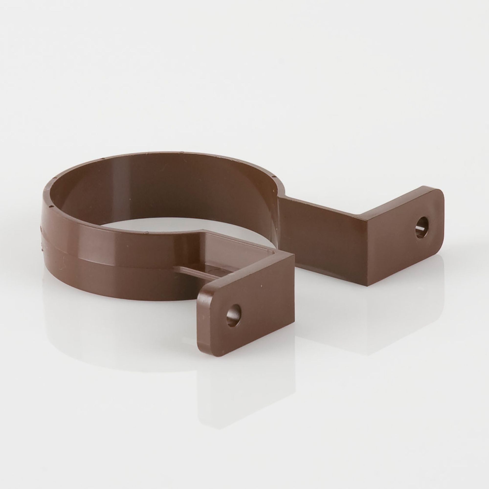 Brett Martin Round Downpipe Bracket Brown 68mm - BR207BR