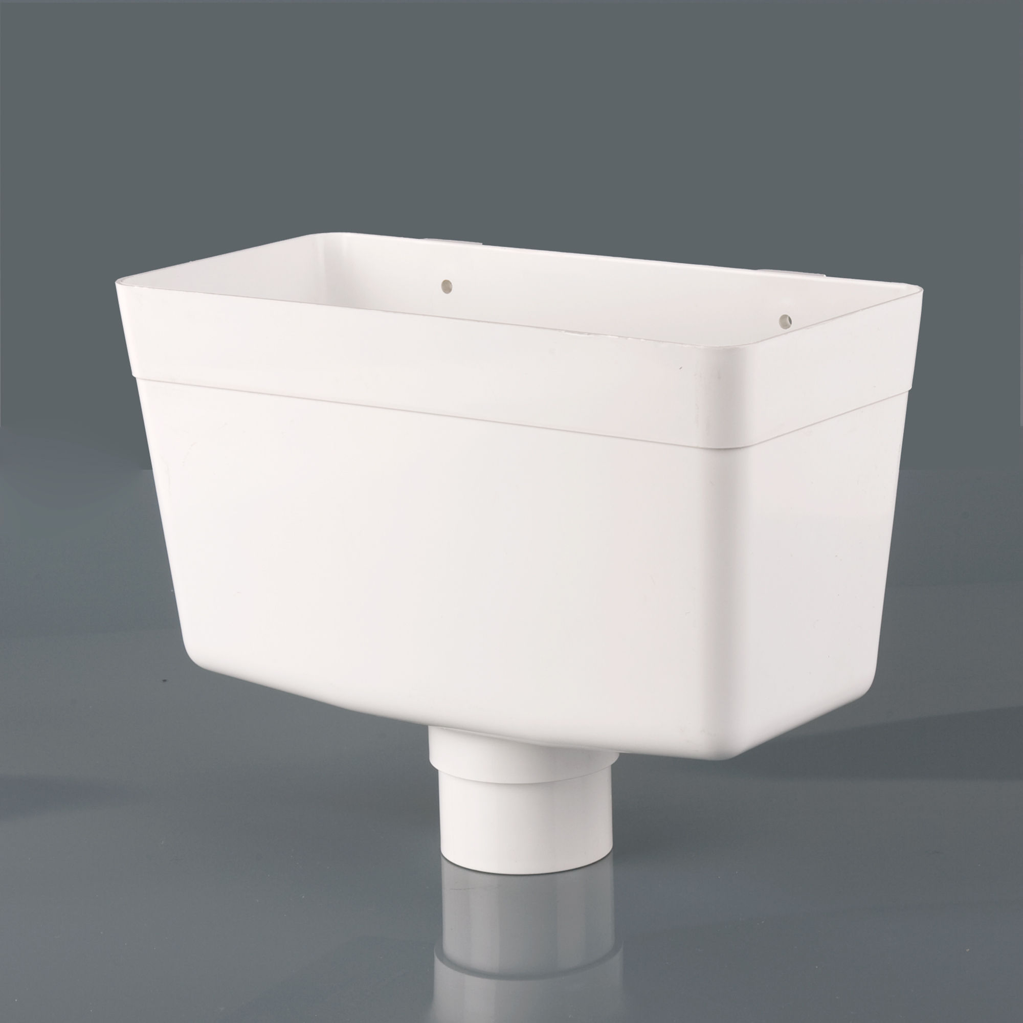 Brett Martin Universal Downpipe Rainwater Head Arctic White 65-68mm - BR311A