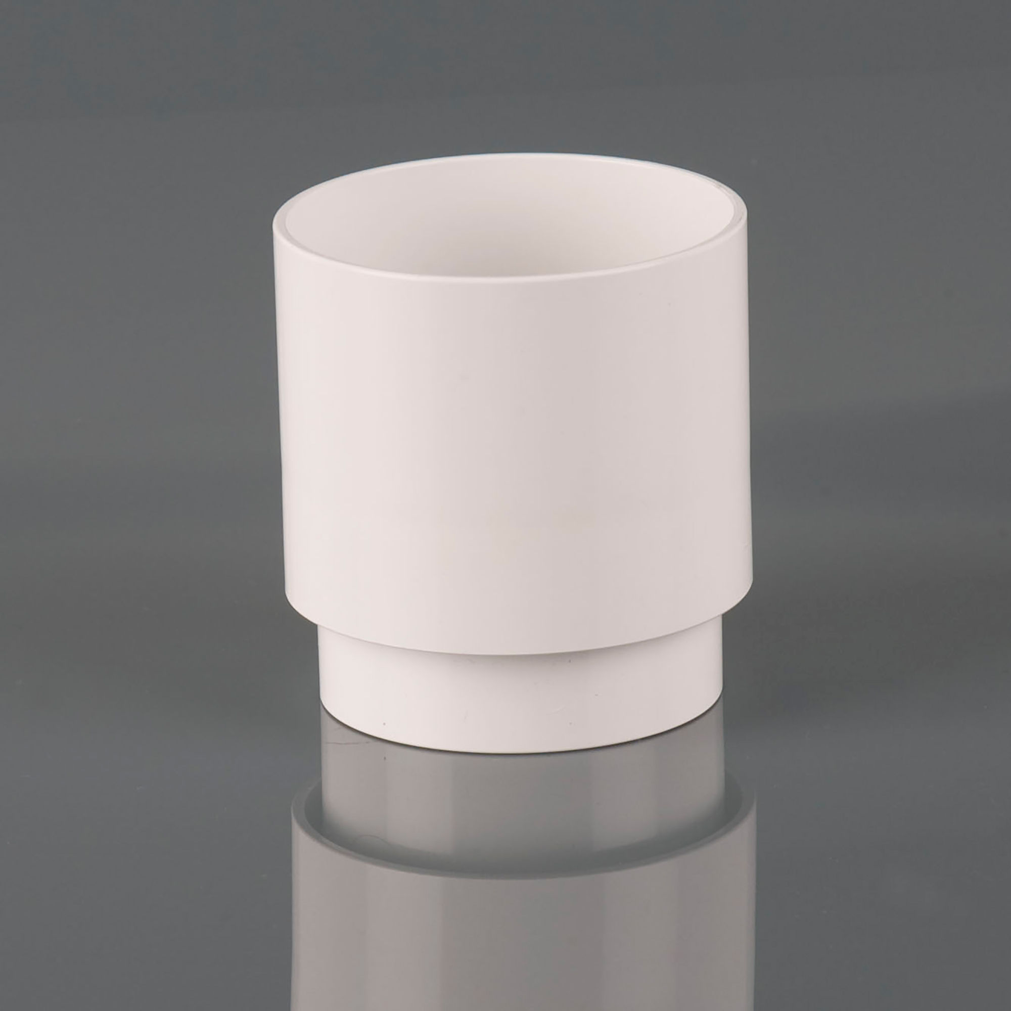 Brett Martin Round Downpipe Connector Arctic White 68mm - BR206A