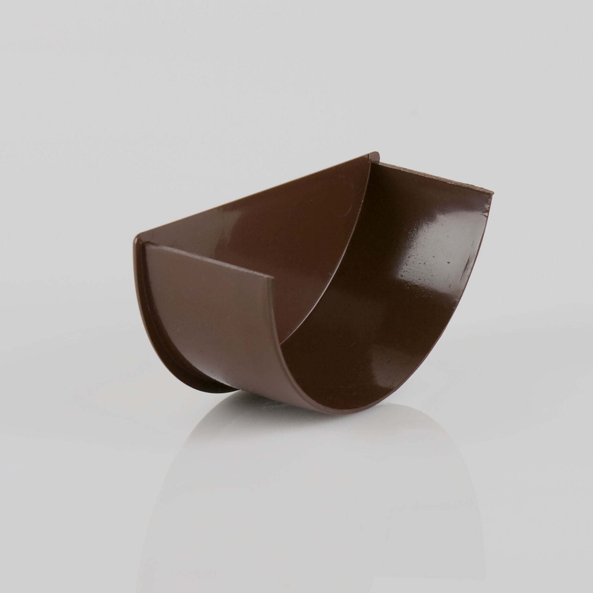 Brett Martin Gutter Internal Stopend Brown 112mm - BR046BR