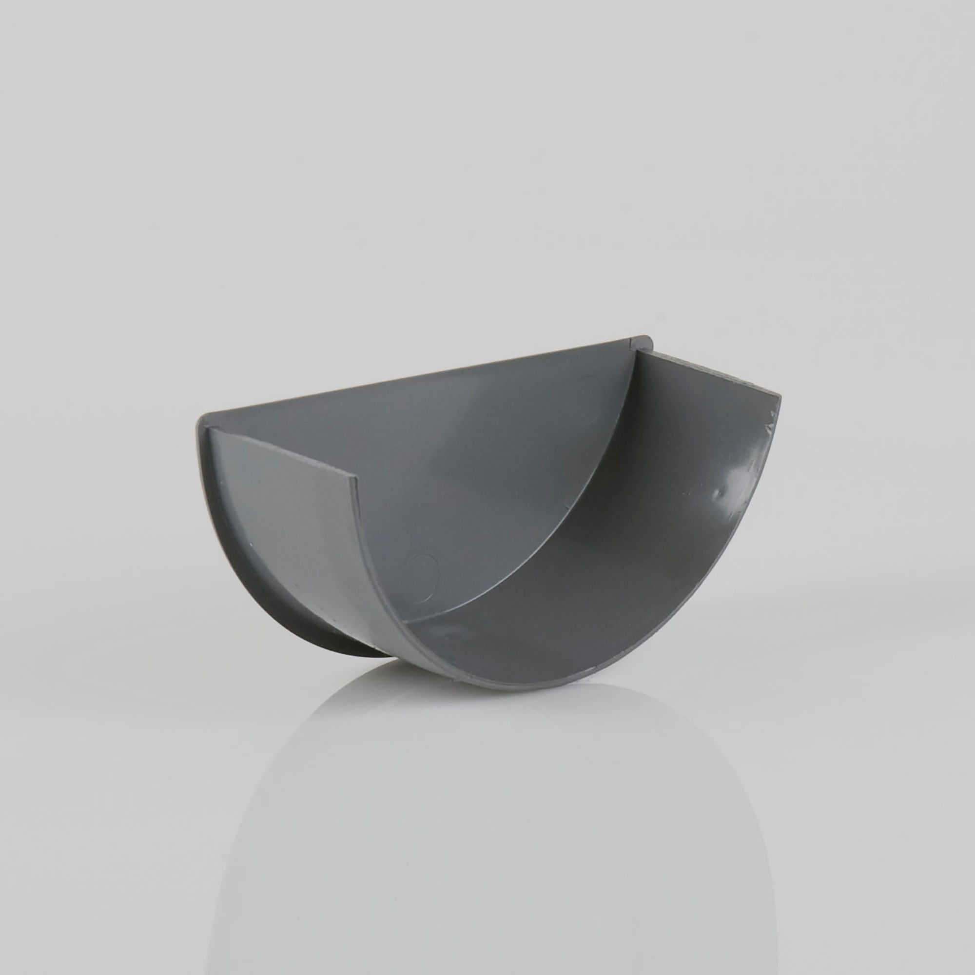 Brett Martin Gutter Internal Stopend Grey 112mm - BR046G