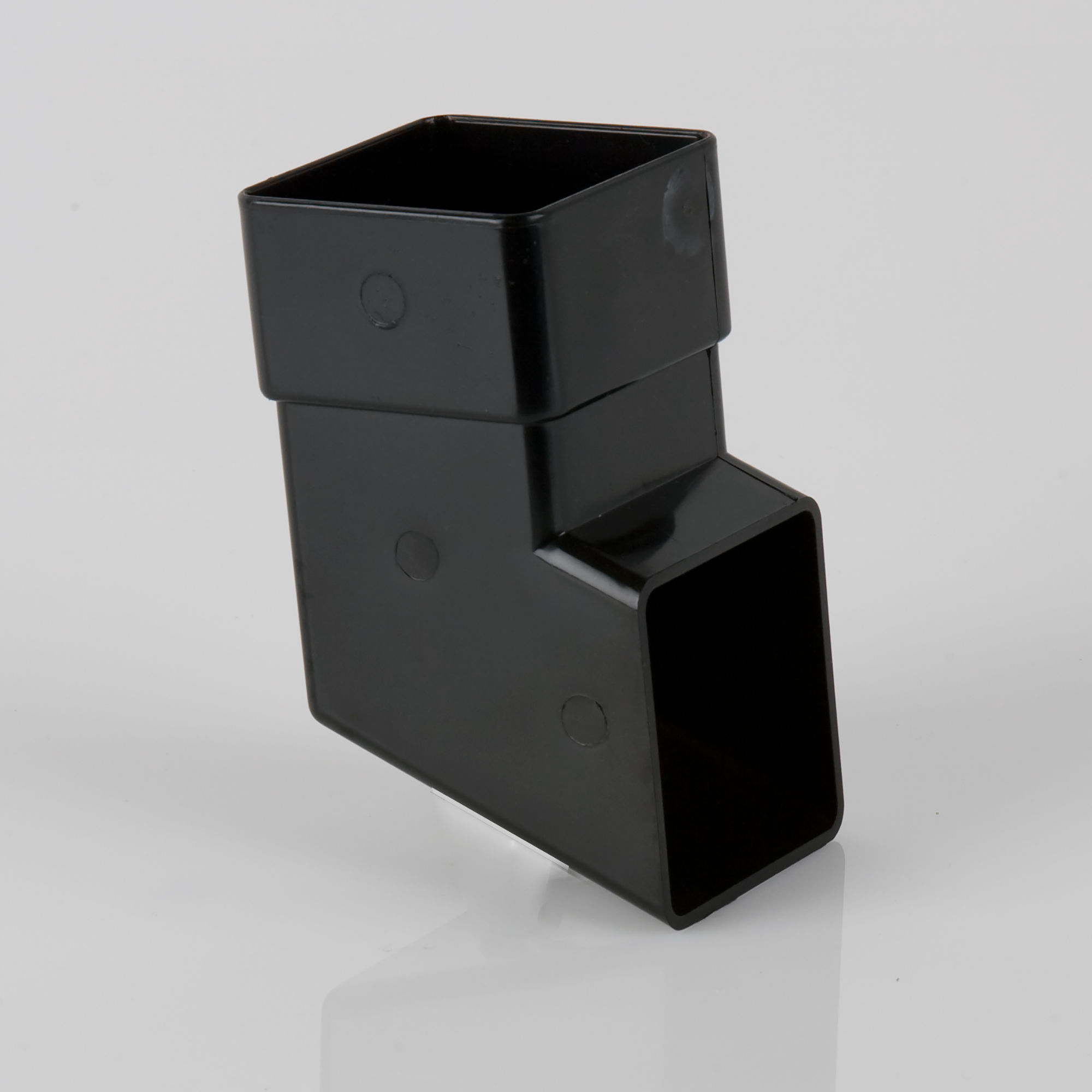 Brett Martin Square Downpipe Shoe Black 65mm - BR516B