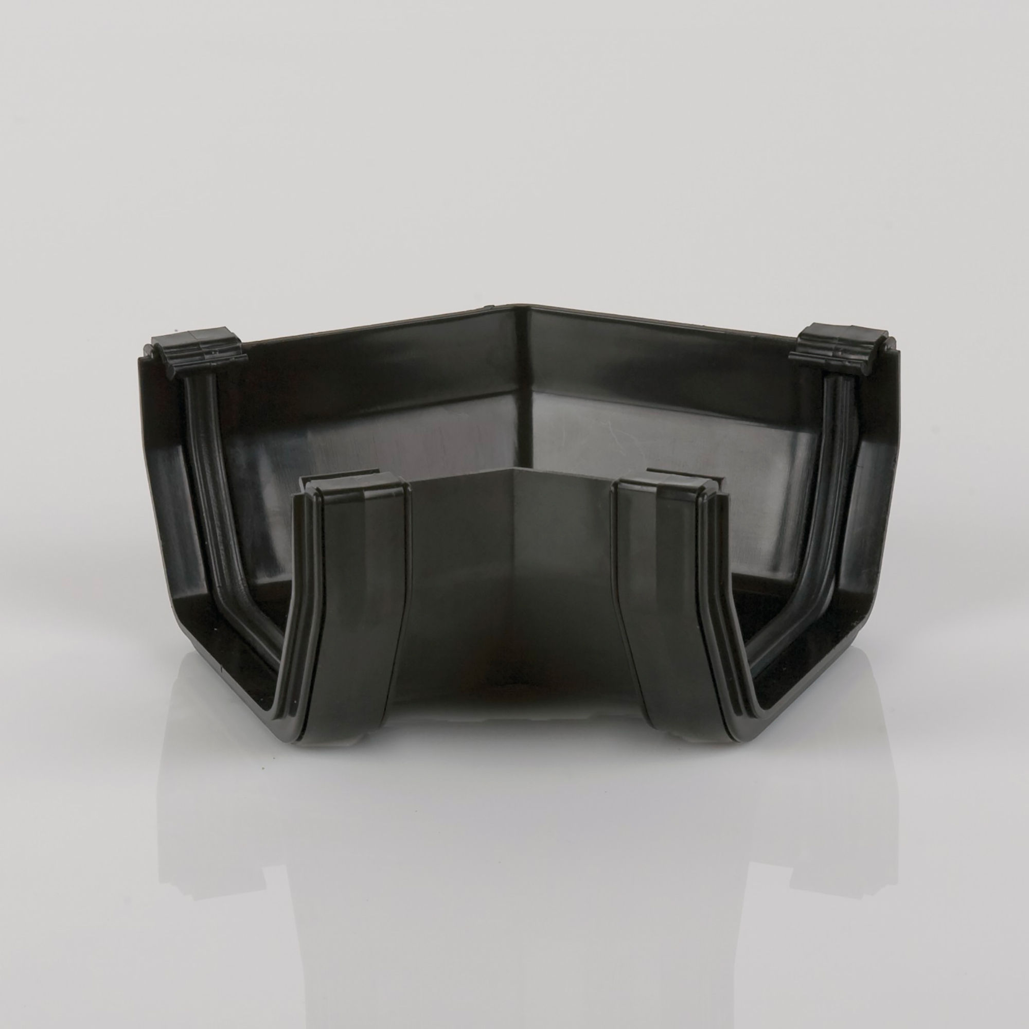 Brett Martin Square Gutter Angle 135° Black 114mm - BR059B