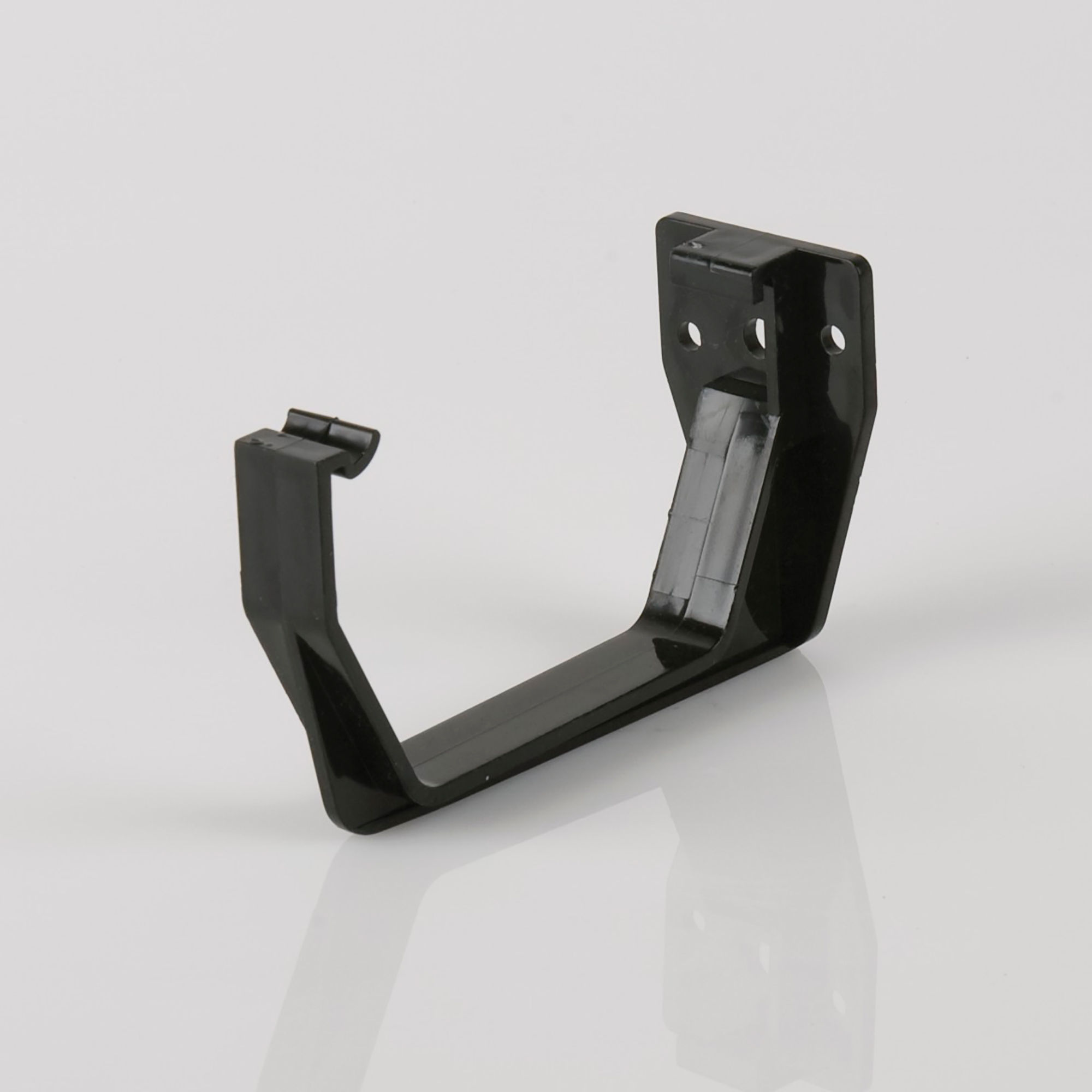 Brett Martin Square Gutter Fascia Bracket Black 114mm - BR053B