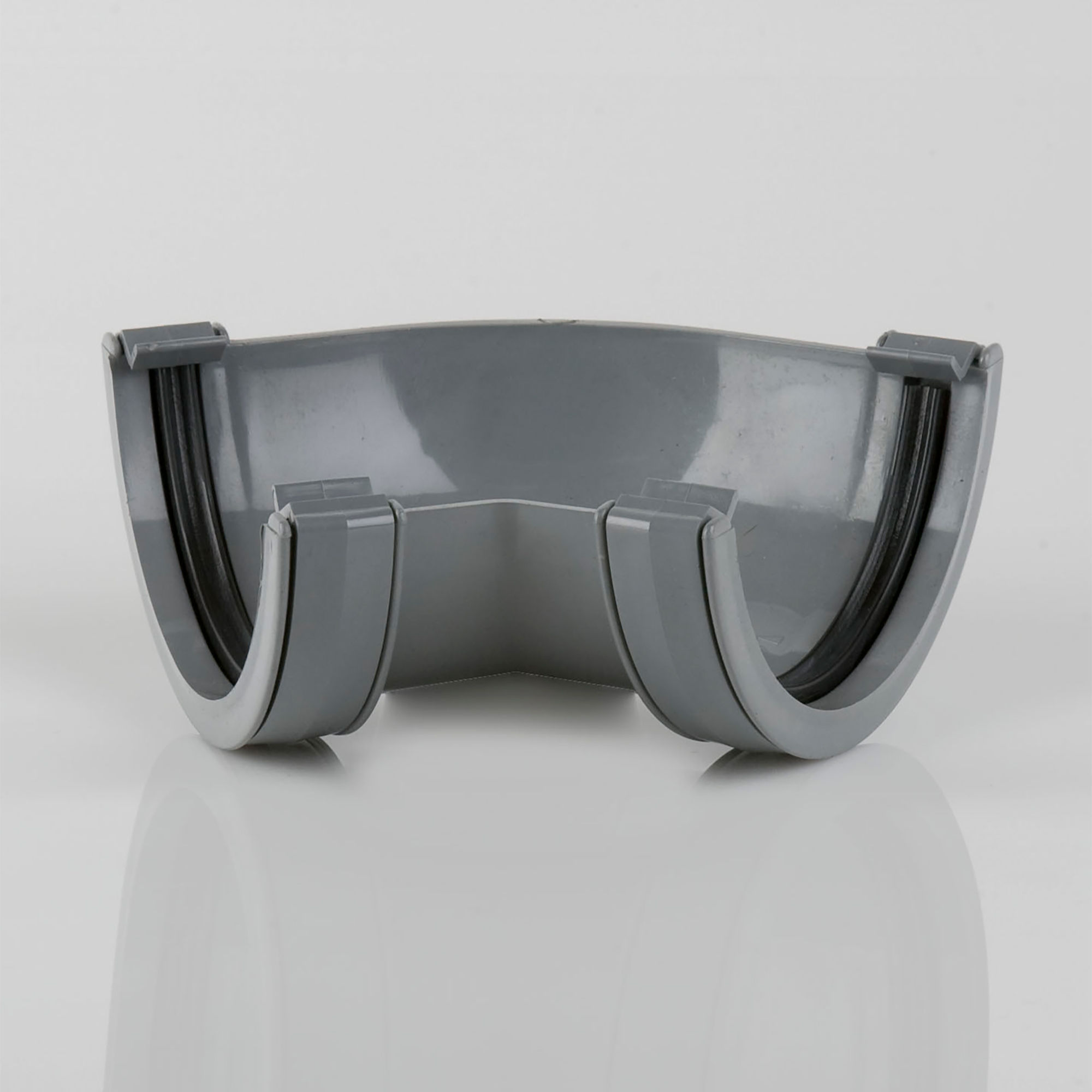 Brett Martin Roundstyle Gutter Angle 135° Grey 112mm - BR049G