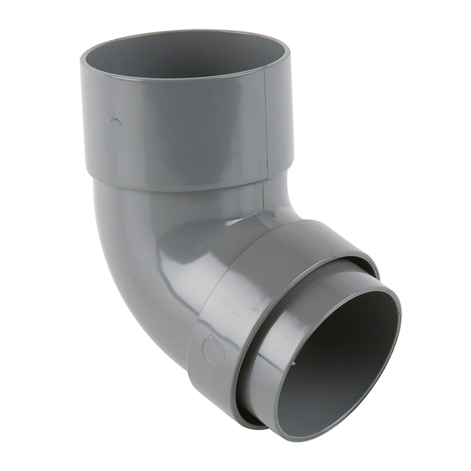 Brett Martin Round Offset Downpipe Bend 92.5° Grey 68mm - BR208G