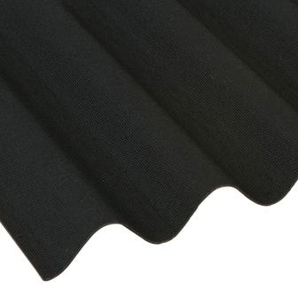 Coroline Roofing Sheet Black 900mm x 2m - CBS