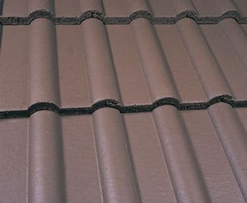 Marley Double Roman Roof Tile Smooth Brown
