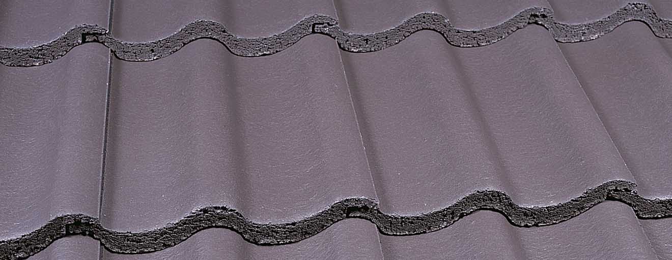 Marley Mendip Interlocking Roof Tile Smooth Grey