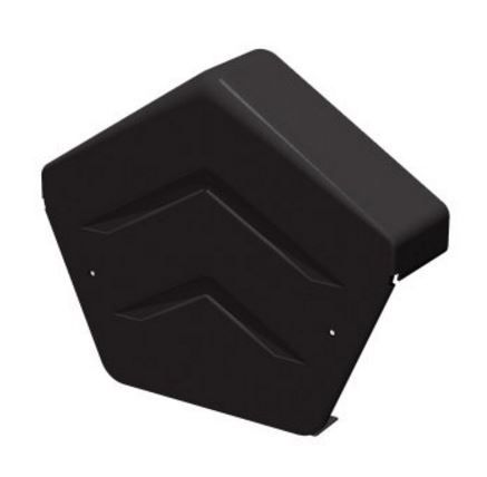 Manthorpe Dry Verge Angled Ridge End Cap Slate Grey - GDV-END-A