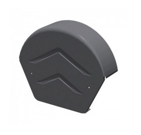 Manthorpe Dry Verge Half Round Ridge End Cap Slate Grey - GDV-END-R