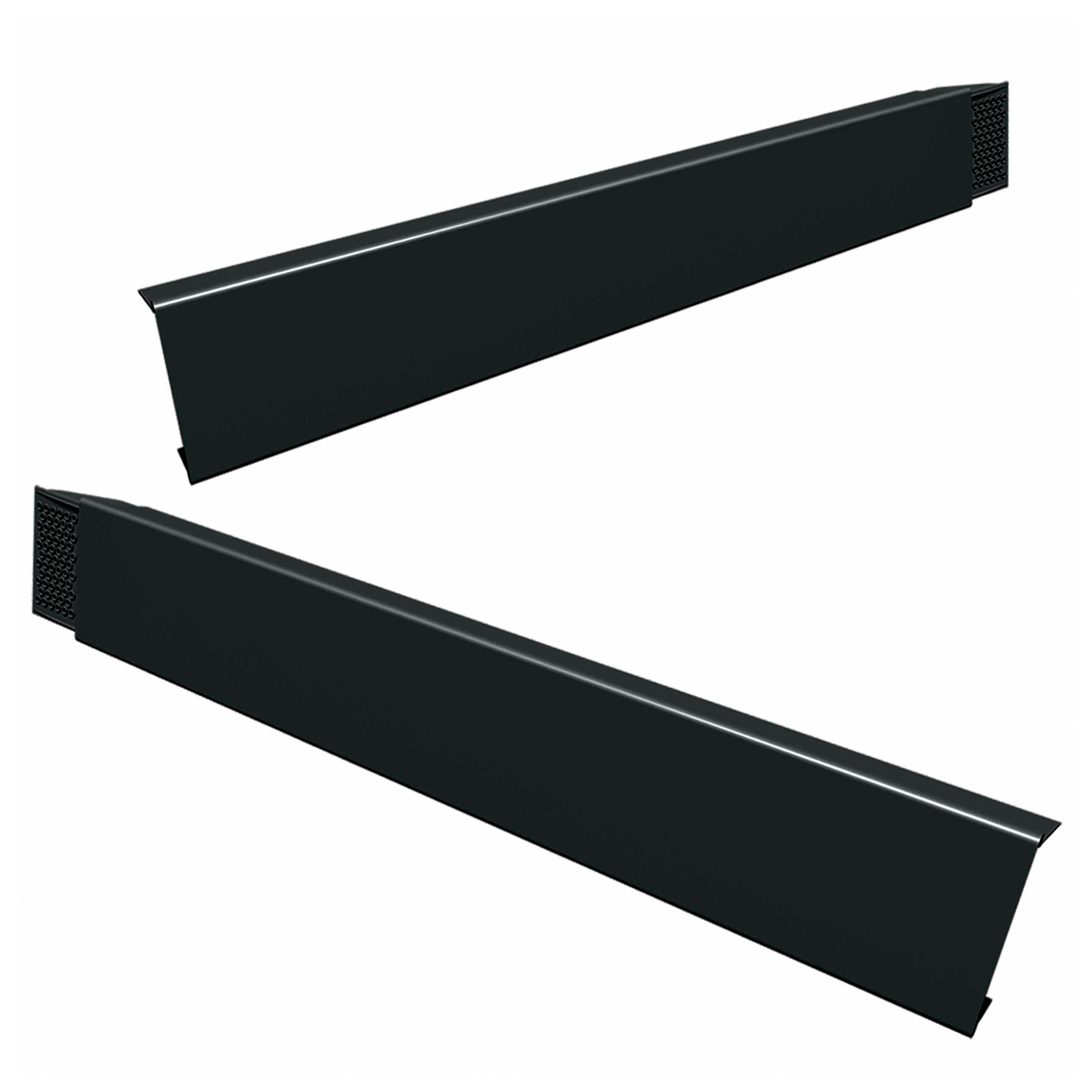 Manthorpe Linear Dry Verge (Left Hand) Black - GLV-LH-BL