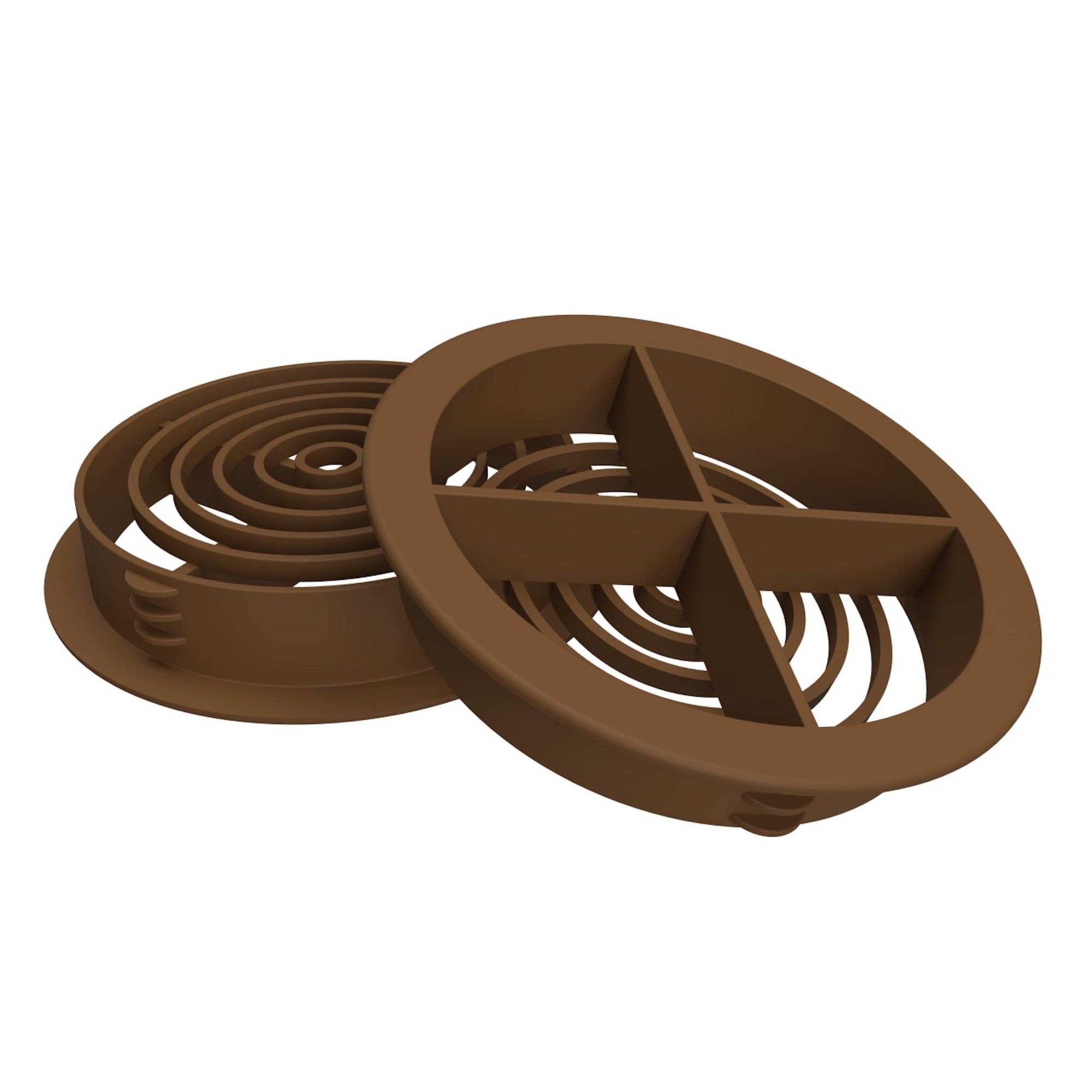 Manthorpe Circular Soffit Vent Brown - G700BR