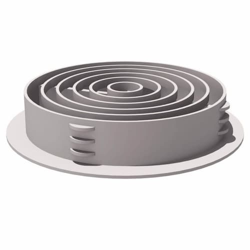 Manthorpe Circular Soffit Vent White - G700WH