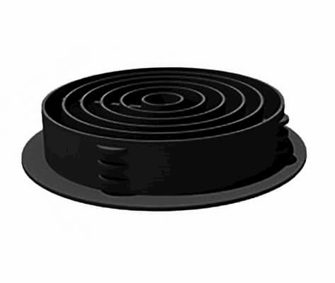 Manthorpe Circular Soffit Vent Black - G700BL