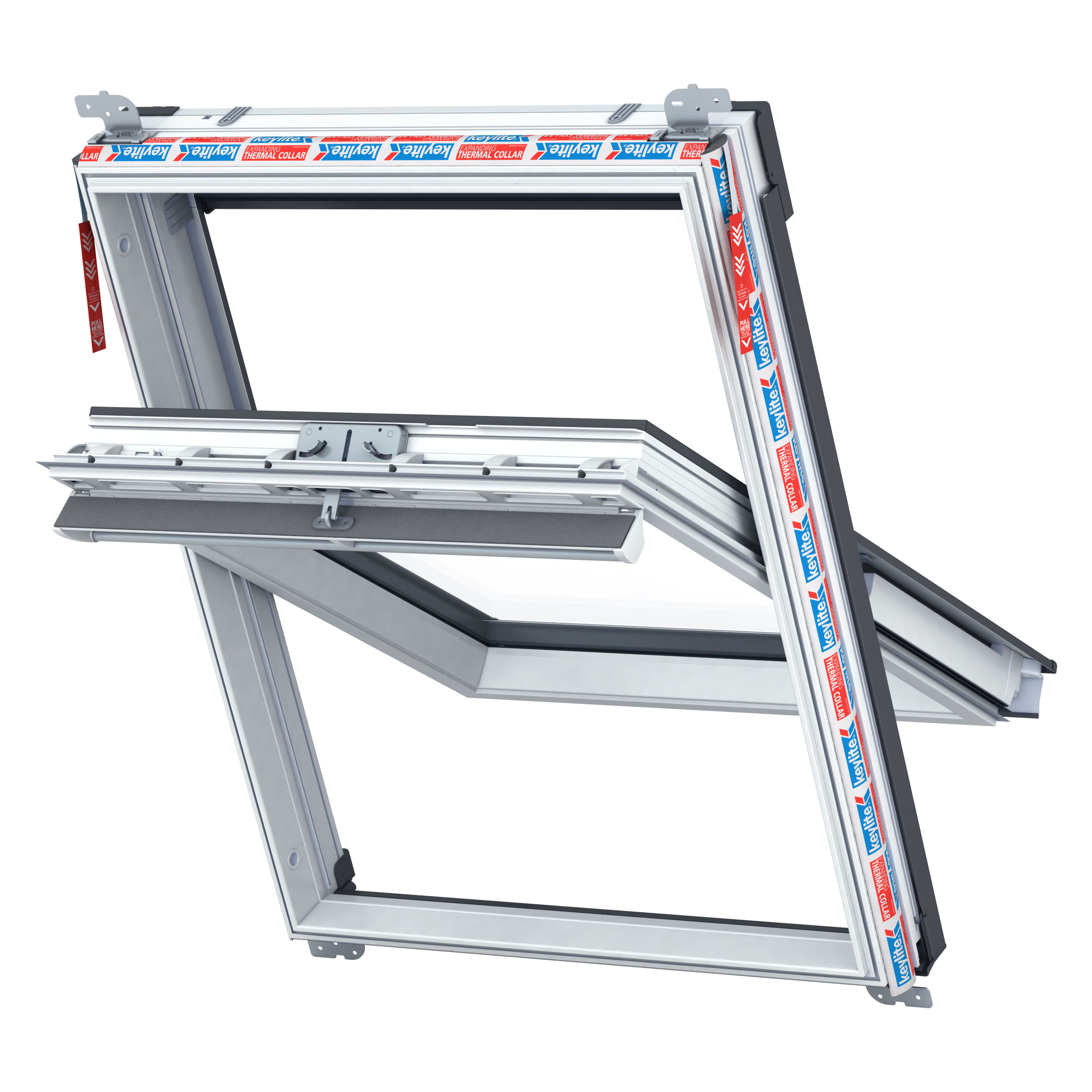 Keylite Polar PVC Centre Pivot Thermal Roof Window - PCP T