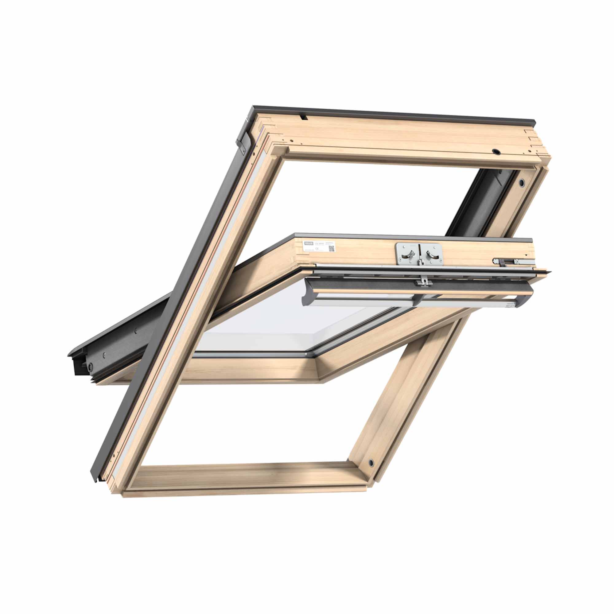 VELUX Centre Pivot Roof Window Lacquered Pine - GGL 3070