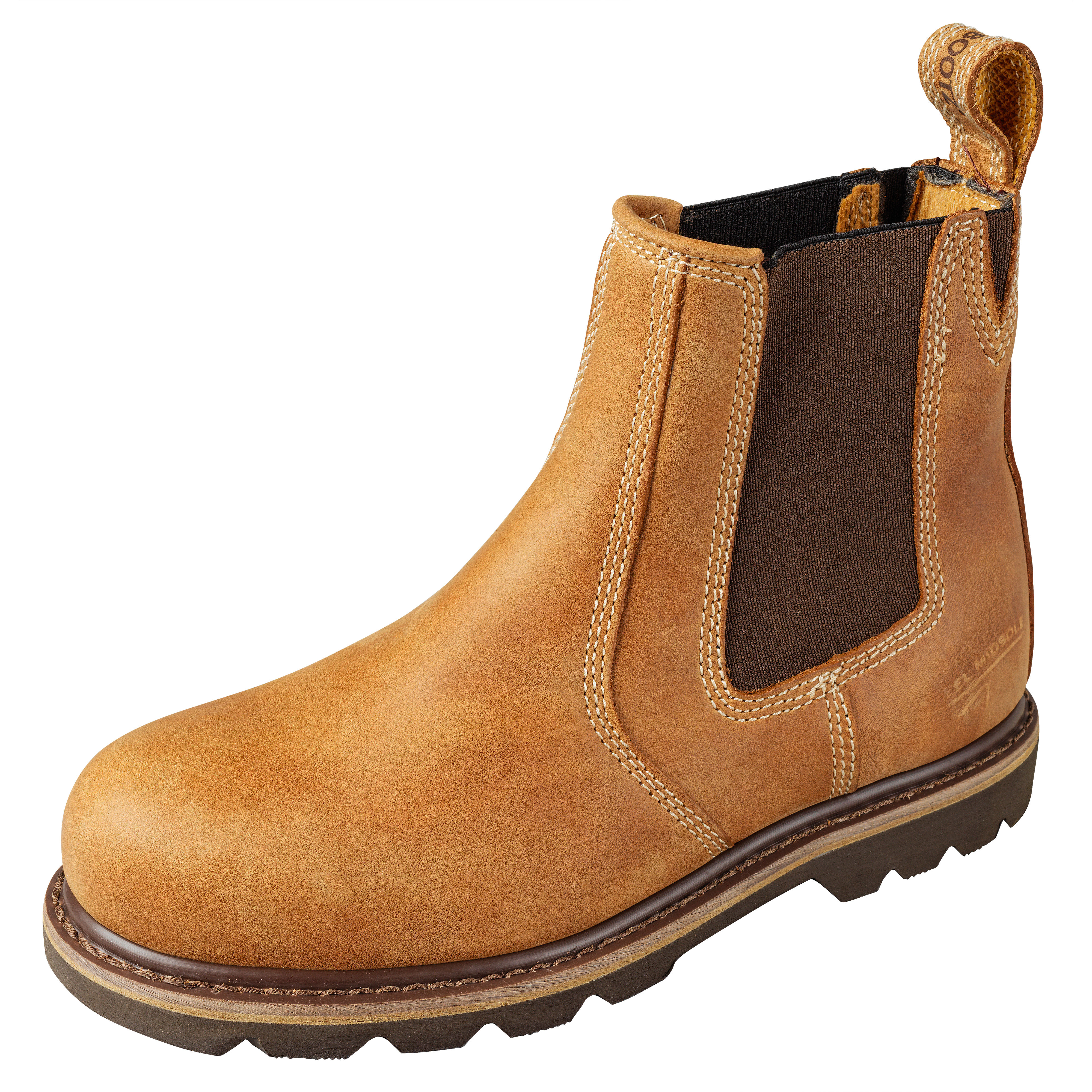Buckler Buckflex Safety Dealer Boots Light Brown - B1151SM