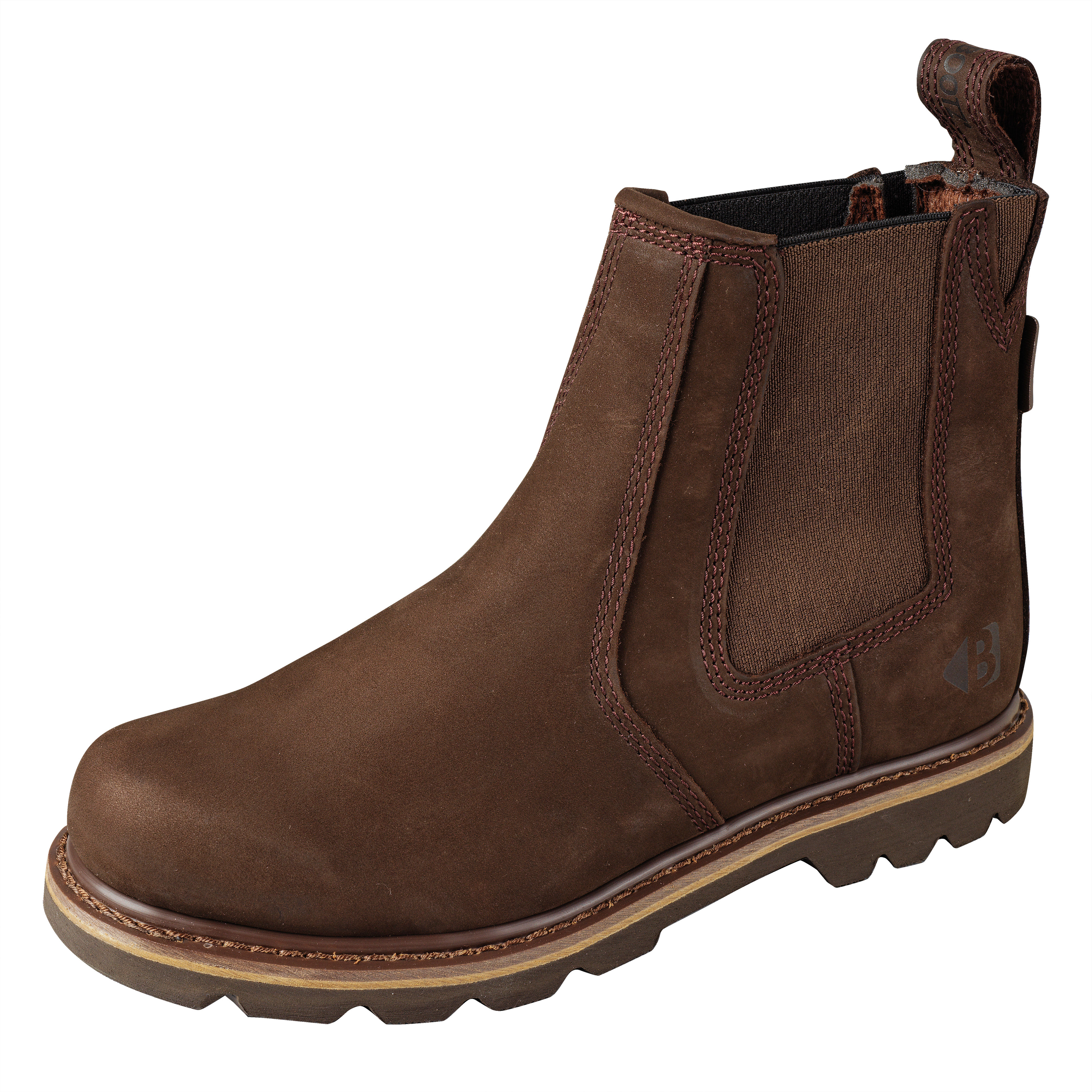 Buckler Buckflex Non-Safety Dealer Boots Chocolate Oil Leather - B1400