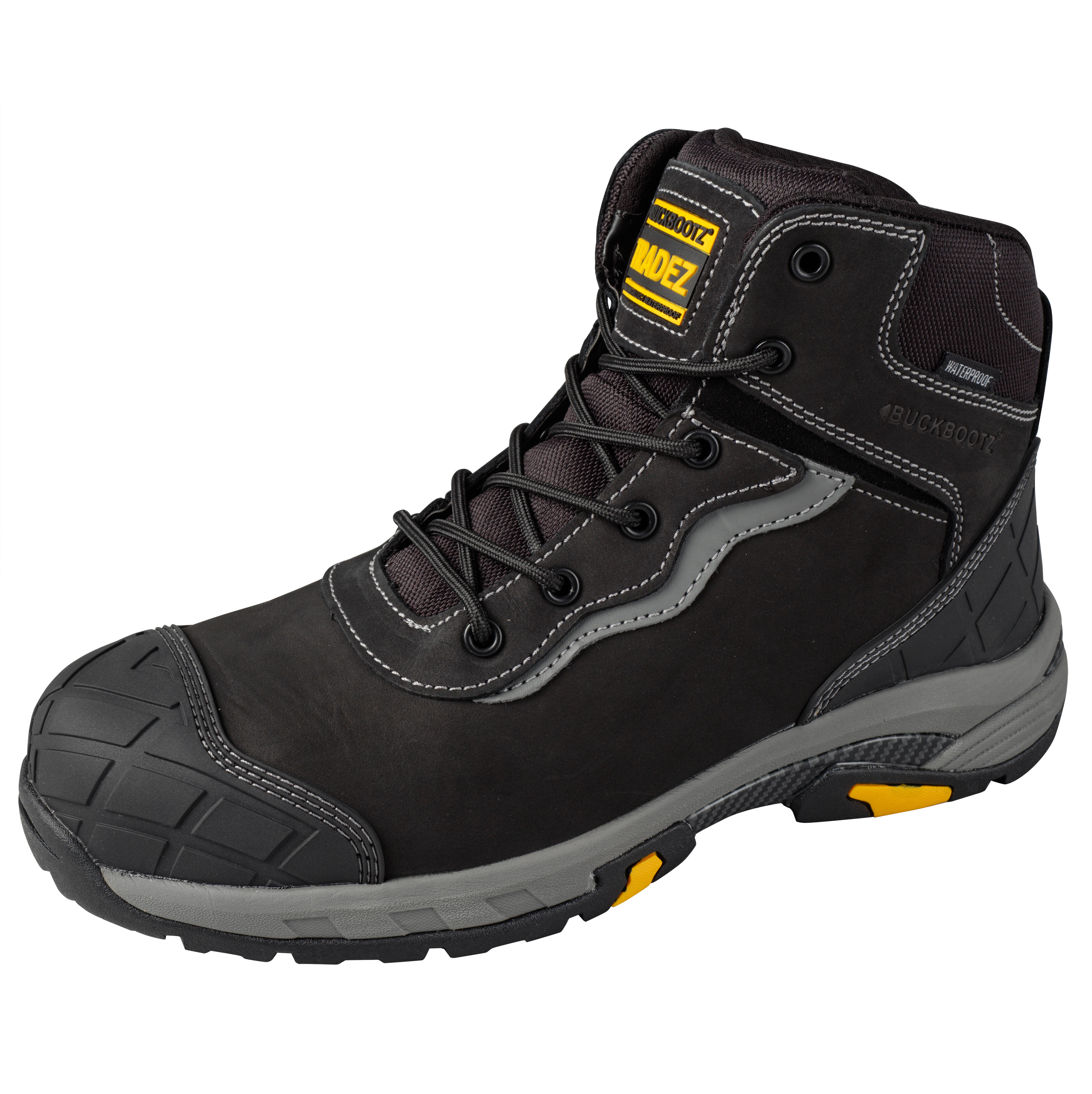 Buckler Tradez Blitz Lightweight Waterproof Metal-Free Safety Boots Black - BLITZBK