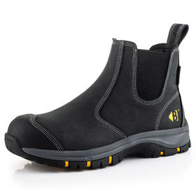 Buckler Buckbootz Tradez Blastz High-Leg Safety Boots Stone Size 7