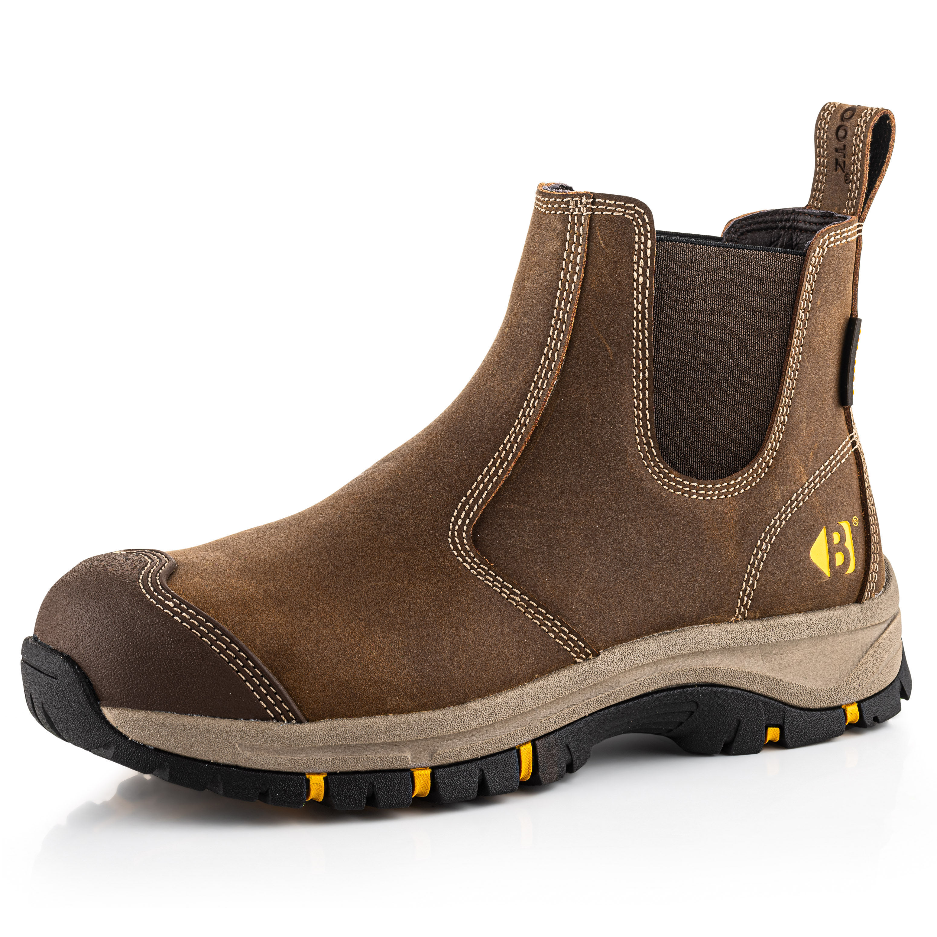 Buckler Buckbootz Wizardz Nubuckz Safety Dealer Boots Brown