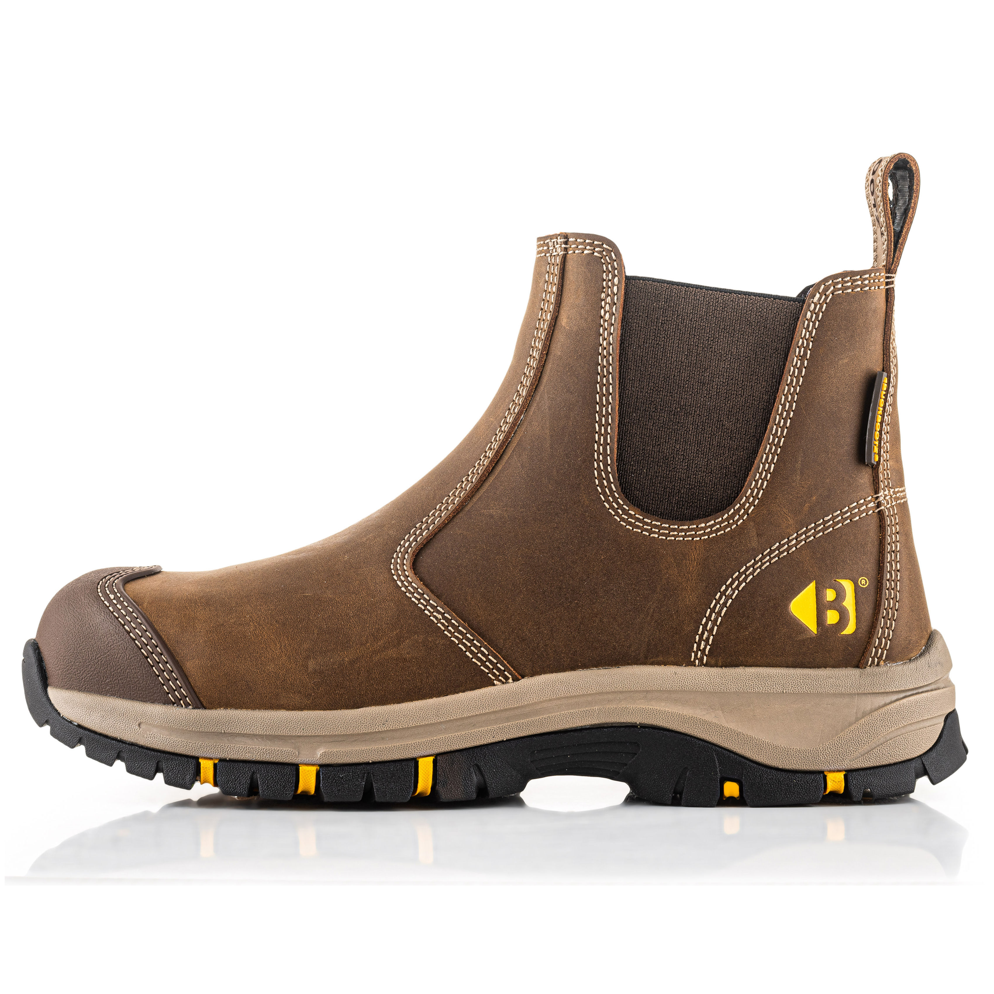 Buckler Buckbootz Wizardz Nubuckz Safety Dealer Boots Brown